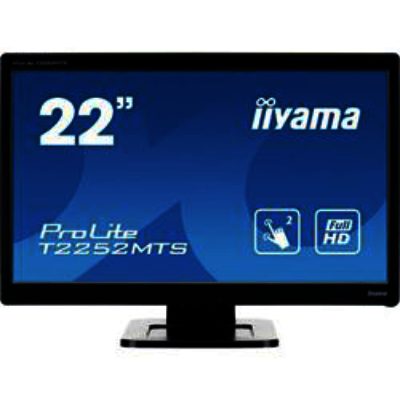 iiyama Prolite T2252MTS-B3 22 Multi Touch 1920x1080 2ms VGA DVI-D HDMI LED Monitor iiyama Prolite T2252MTS-B3 22 Multi Touch 1920x1080 2ms VGA DVI-D HDMI LED Monitor